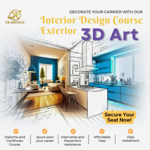 Interior exterior design course in jaipur
